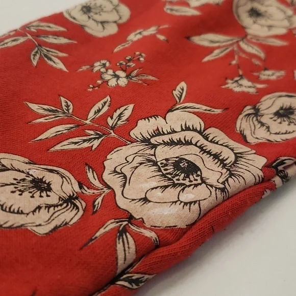 Springfield Sweatshirt Red Floral Women's Small - Picture 15 of 16